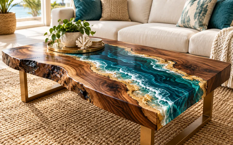The river coffee table