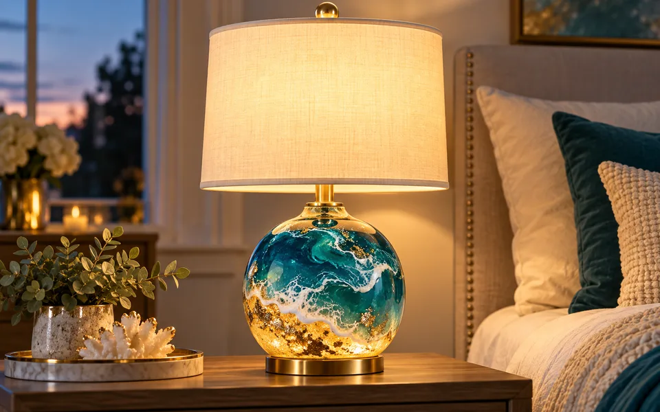 The resin lamp