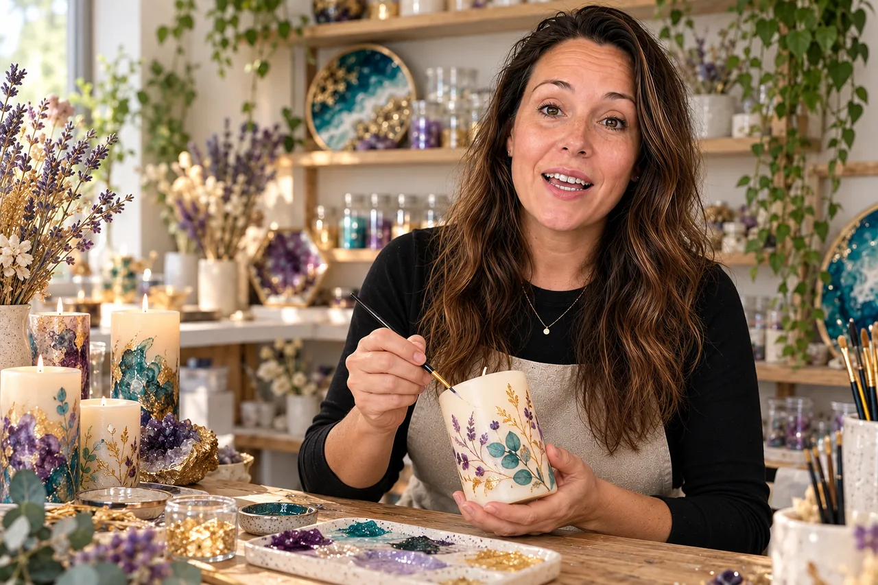 Module 7: Nature, Artistic & Painted Candles